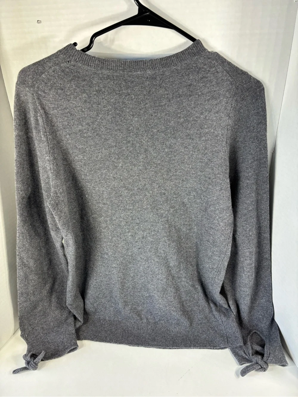 Banana Republic Sweater Women's Merino Wool Cashmere - Filpucci Tie Cuffs Small